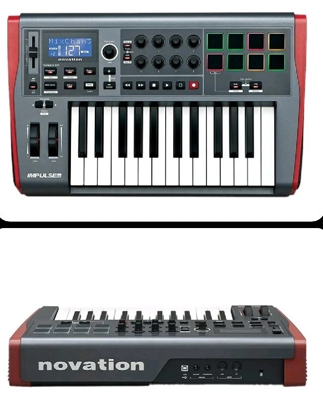 Novation Impulse 25 USB Midi Controller Keyboard | eBay