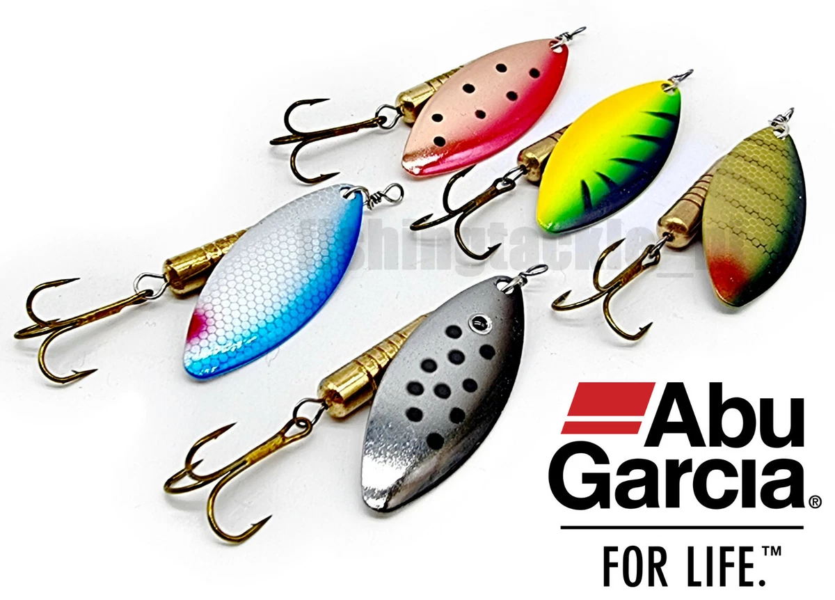 Abu Garcia 14g Long Blade Spinners Trout Salmon Fishing Lure Lures 5 Colours