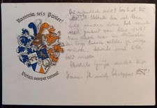 AK Corps NASSOVIA Würzburg 1934 Studentika Student Studentica