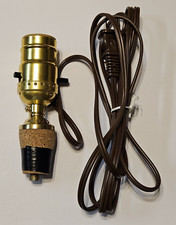 Kit lampada bottiglia Make A con base in sughero 1 1/4" e cavo marrone 6 piedi nuovo 30350JB