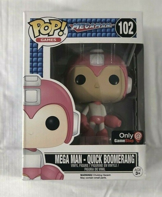 Funko Pop Games Quick Boomerang Mega Man 102 Game Stop M16 for sale online | eBay