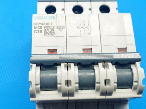 Siemens 5SY4316-7 MCB C16 Leistungsschutzschalter Inkl. MwSt. - Bild 3 von 4