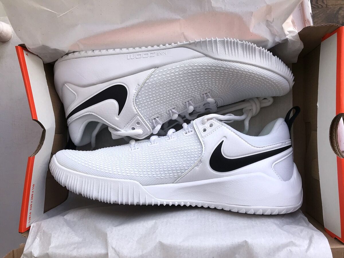 Nike Zoom Hyperace 2 White/Black Women's Volleyball Court Nike Zoom Hyperace 2 White/Black Women's Volleyball Court