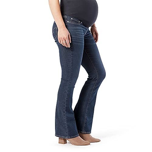 Signature by Levi Strauss & Co. L10316 Women's Maternity Bootcut Jeans Size S image 3