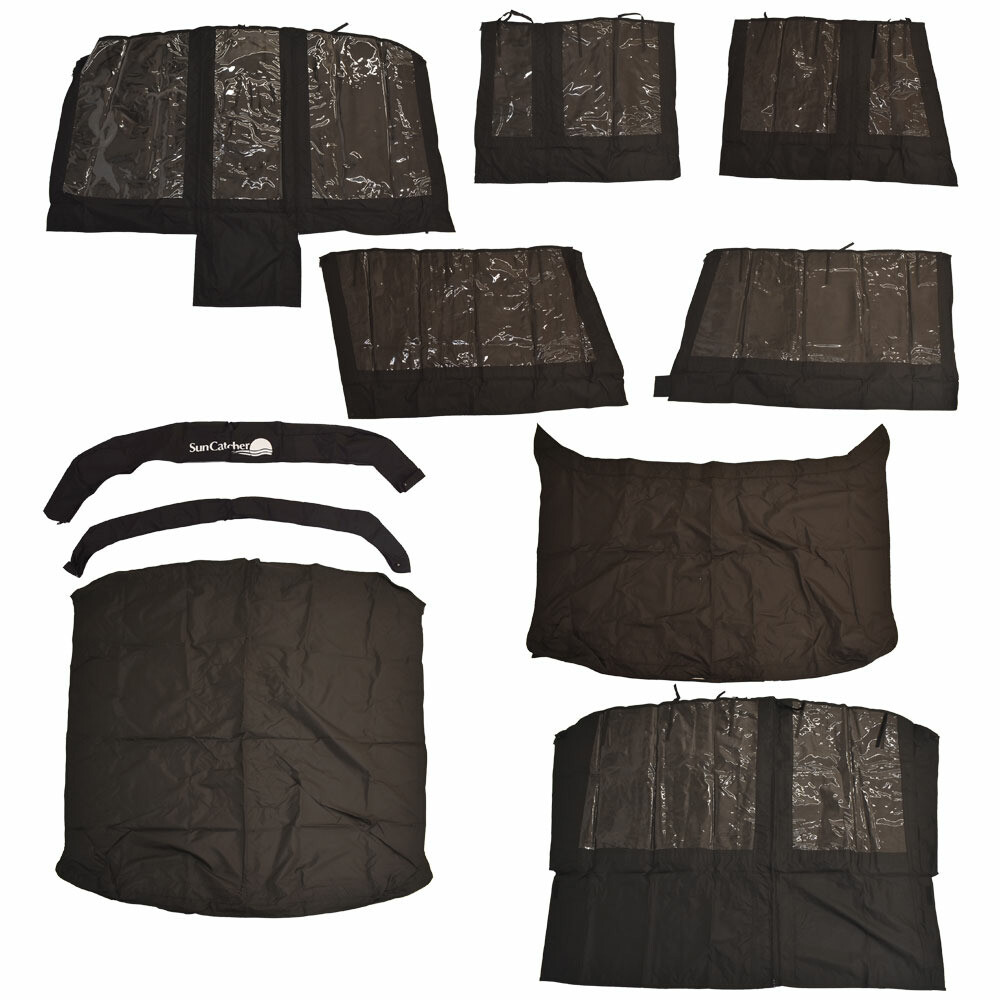 SunCatcher Pontoon Boat Enclosure Bimini Package 44669-14 | V20F