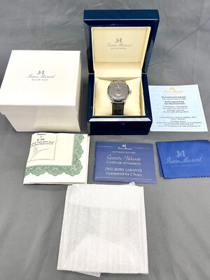 JEAN MARCEL GRAND GUICHET POWER RESERVE SWISS MADE WATCH MENS/WOMENS 160-197-52