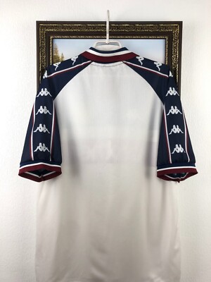 Manchester City Away football shirt 1997 Soccer Kappa Jersey