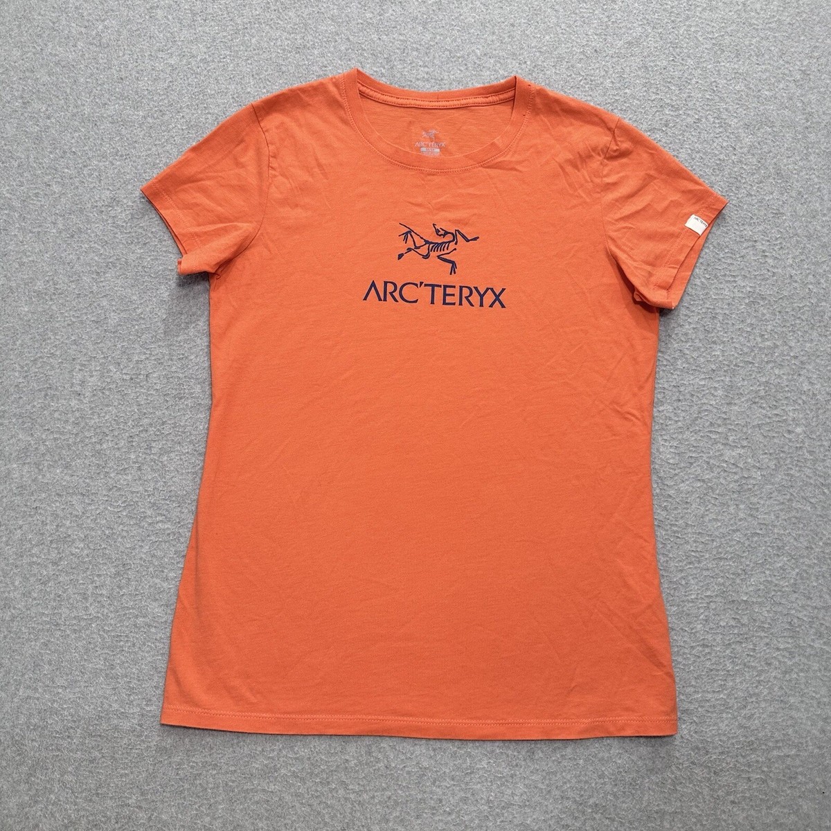 Tシャツ・カットソー Arc'teryx T-shirts Orange ARC'TERYX Womens Orange Cotton Blend Short Sleeve