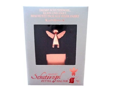 MICHEL TOYS Schutzengel Zettelhalter, Rosegold, Matt, Parkscheine, Neu & OVP