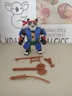 Vintage TMNT Ninja Turtles Figure Panda Khan 1990 COMPLETE