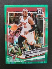 2023-24 Panini Donruss Optic - Bam Adebayo #13 Green Shock Prizm