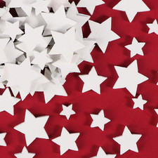 100Pz Stelline Legno Piccole Natalizie, Stelle Legno Decorative Natale per Decor