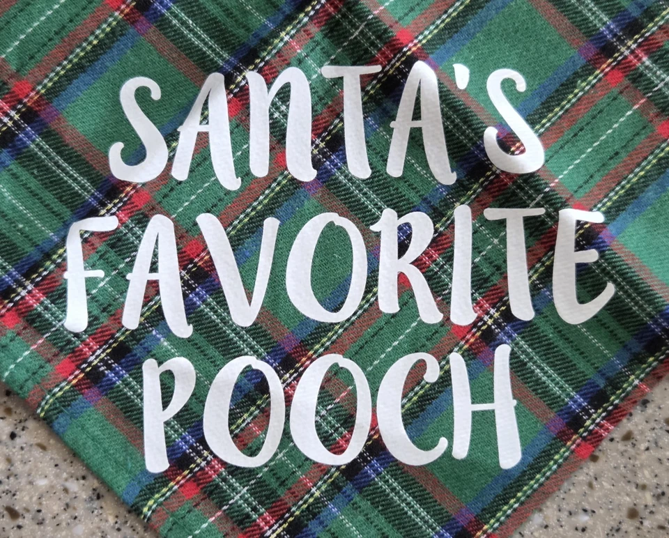 Set of Two Christmas Bandanas for Dogs - Image 2 of 4