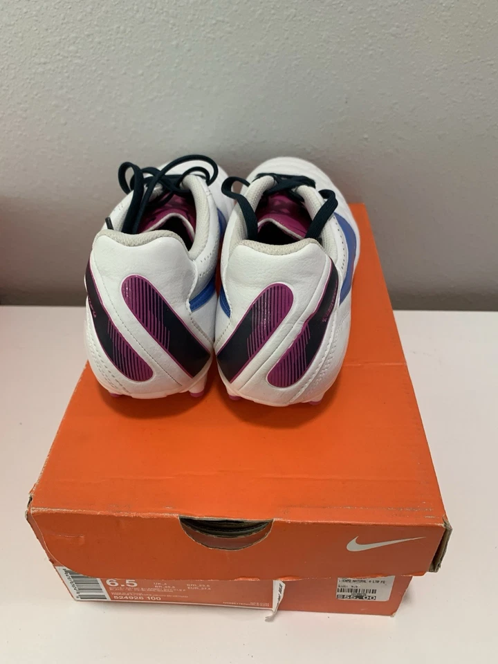 Nike Tiempo Natural IV LTR FG Women’s SZ 6.5 Soccer Cleats 524928-106 Leather - Image 2 of 4