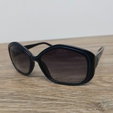 Vintage Guess 0710 Sunglasses Oversized Cat Eye Butterfly Black Blue Women's