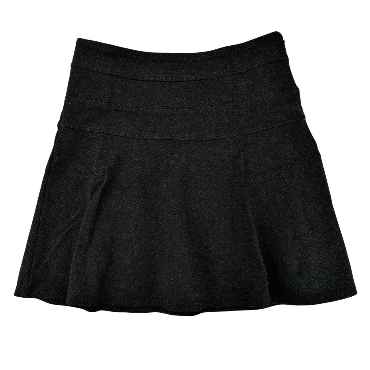 Jupe cosmique Athleta noire haute-basse midi extensible jupe de voyage