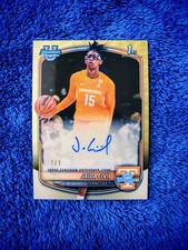 Marketplace image: 2026 Topps Bowman Chrome 1st JAIDA CIVIL Vinyl Gold Auto 1/1 Tennessee FX31