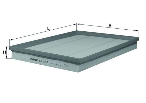 MAHLE LX 2036 Air Filter for BMW