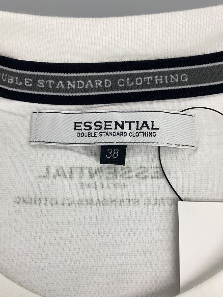 トップス DOUBLE STANDARD CLOTHING 38 Double Standard Clothing Cotton Short Sleeve Dress 38 White