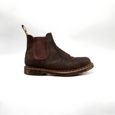 Dr. Martens 2976 Yellow Stitch Crazy Horse Le...