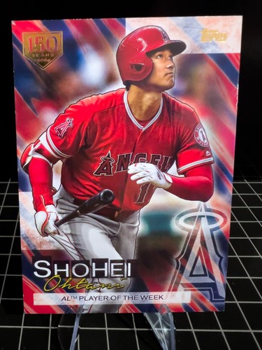 2019 TOPPS UPDATE SHOHEI OHTANI HIGHLIGHTS 150TH ANNIVERSARY #SO-14 /150 ANGELS