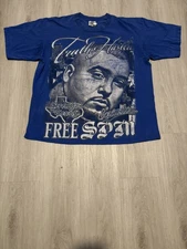 SPM Free South Park Mexican Rap Hustler Houston Texas Y2K Shirt Men XL