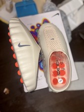 Nike Mind Men's Clog Slippers Beige Orange Synthetic Breathable Casual