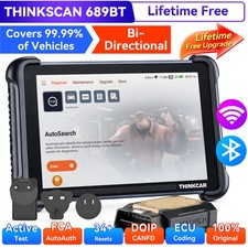Thinkscan 689bt Immo Bidirectional Obd2 Scanner Ecu Key Coding Doipcan Fca Sgw