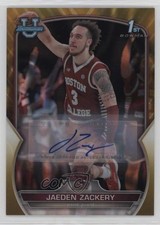 2022 Bowman U Chrome Prospect Gold Lava Refractor 30/50 Jaeden Zackery Auto 1mz7