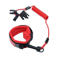 Universal Boat Kill Switch Keys Lanyard Wrist Strap, Outboard Jet Ski Cord Te...