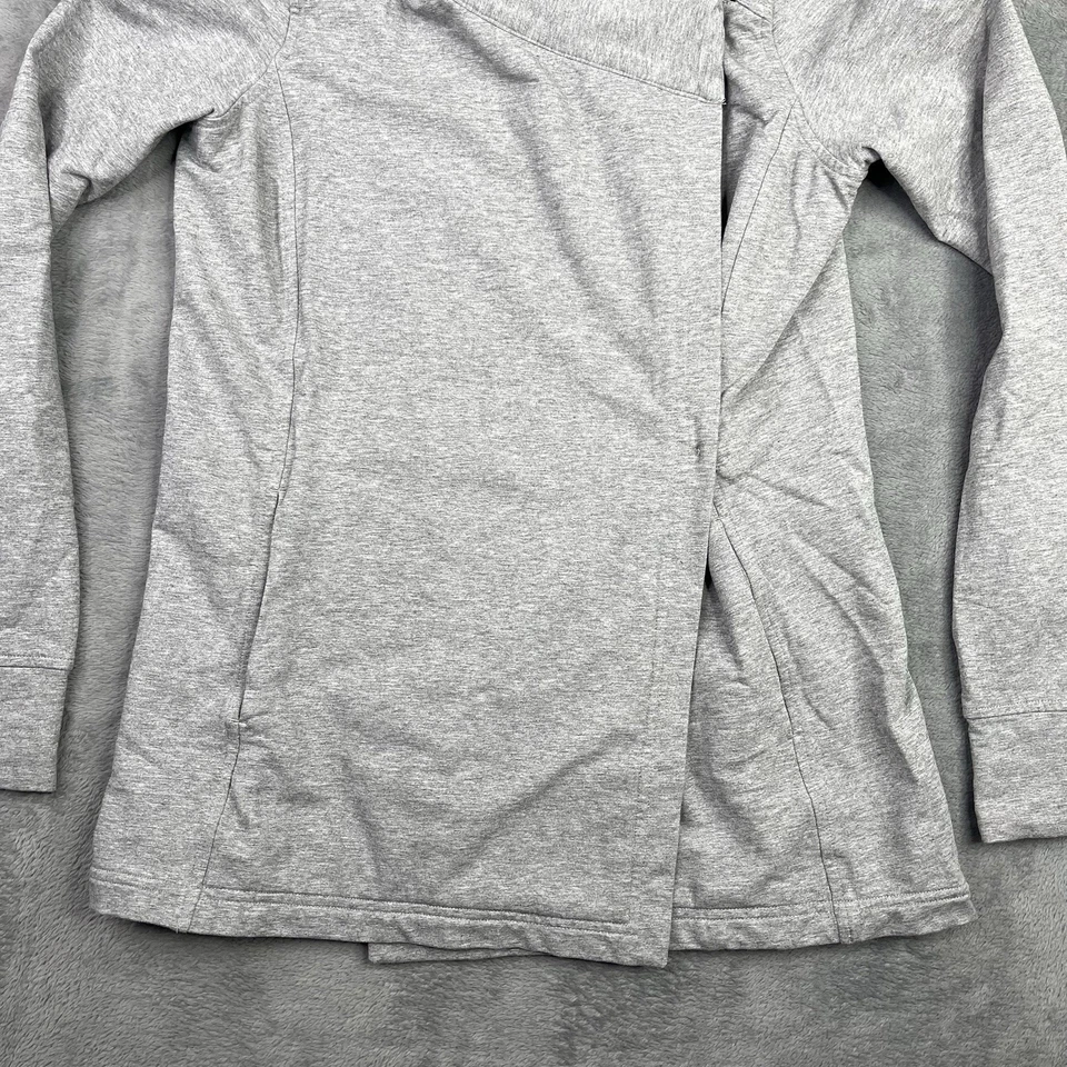 Chaqueta Lululemon Mujer 6 M/L Gris Suéter Coast Wrap Doble Pecho City Terry Foto 4 de 4