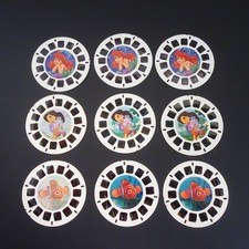 View Master Reels Lot Disney Ariel Little Mermaid Finding Nemo Dora 3 sets 9 pcs