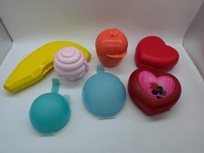 Tupperware Brotdosen , Apfel-Dose, Muffin, Herz Banane, Obst Aufbewahrungsdose