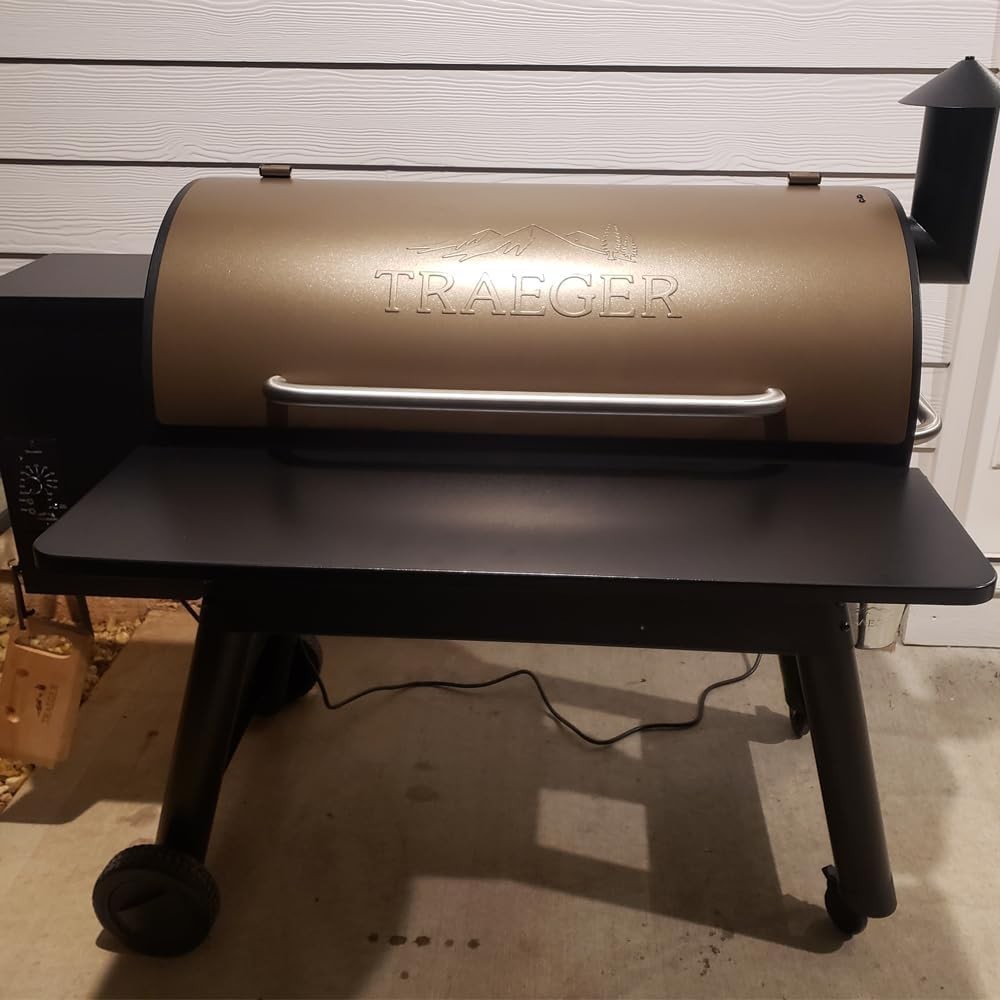 37" Grill Folding Front Shelf for Traeger Models Shown in Listing Picture