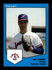 1989 Procards #1285 Luis Vasquez NM Near Mint BXCP08