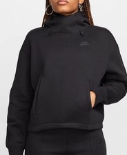 Nike Sportswear Tech Fleece Oversized Hoodie Women's M Black FV6322-010 NWT 130