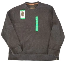 Jachs NY Mens Black Crewneck Sweatshirt Super Soft Size XL NWT