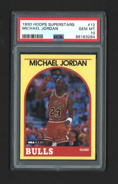 1989-1990 Michael Jordan NBA Hoops Superstars  GRADED PSA GEM MINT PSA 10 !!🔥🔥