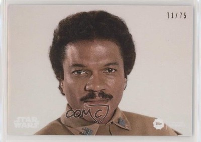 2019 Topps Star Wars Authentics 71/75 Billy Dee Williams as Lando Calrissian 5m1