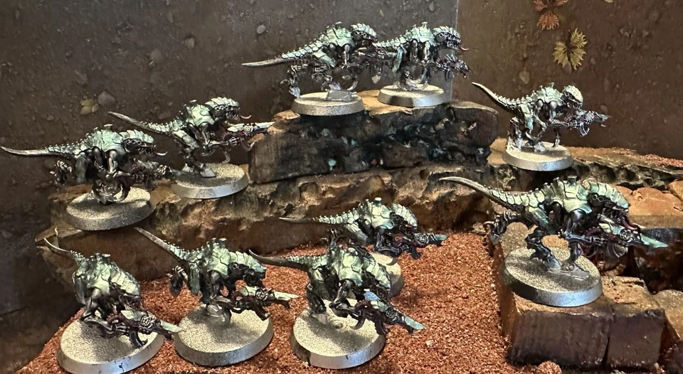 Preciosa pintura Warhammer 40K Tyranids Termagants X10, Nids Foto 2 de 4