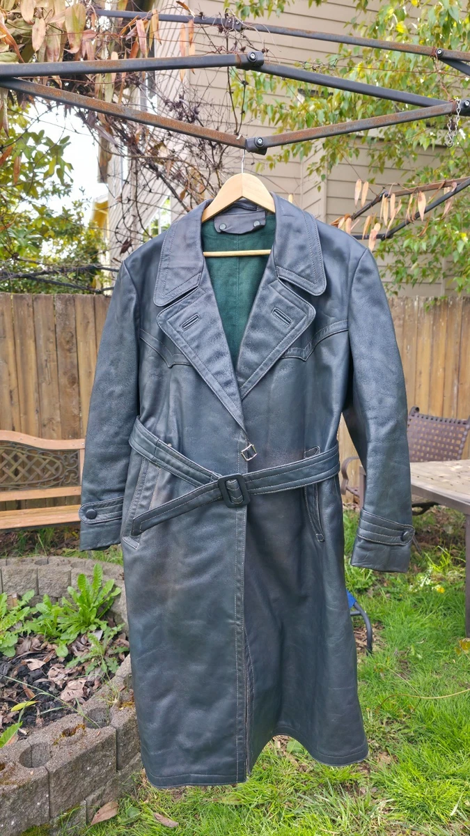 【サト】Germany Longcoat Vintage German Trench Coat In Vintage Outerwear Coats & Jackets For Men