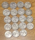 Lot of (19) Junk Silver 90% - Walking Liberty Half Dollars - $9.50 Face Value