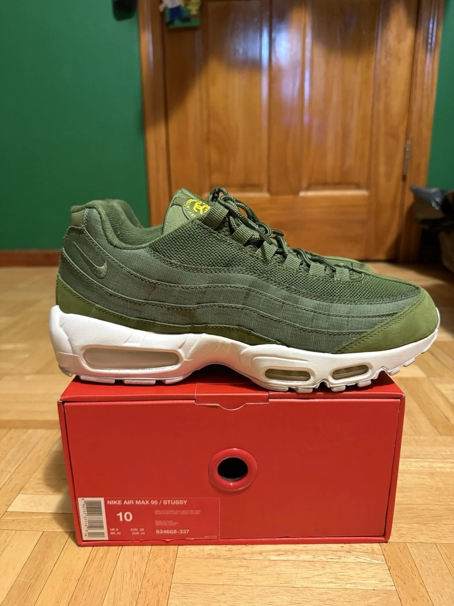 Stussy x Nike Air Max 95 Olive for Sale | Authenticity Guaranteed