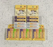 BURTS BEES…All Natural Chapsticks…ASSORTED MIX…Lot of 20…BRAND NEW/SEALED