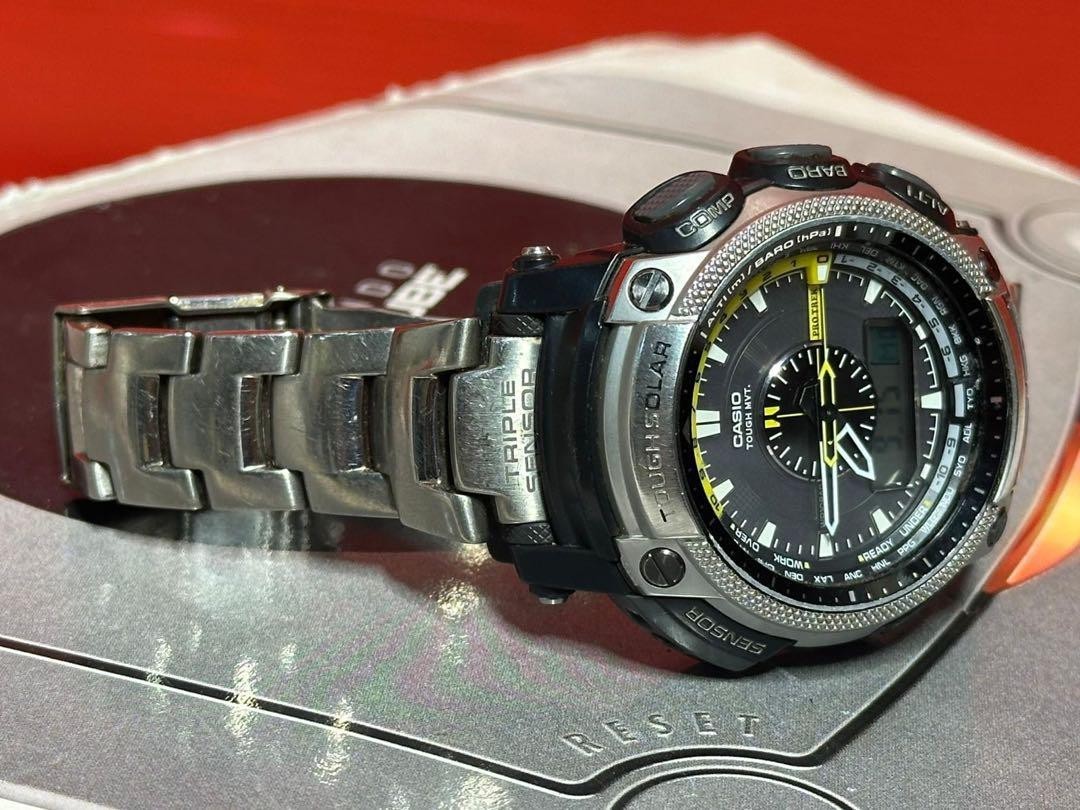 CASIO　PROTREK　PRW-5000T CASIO Protrek PRW-5000T-7JF Men's Watch Analog & Digital Solar