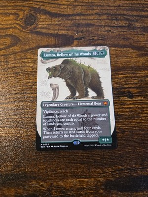 Lumra, Bellow of the Woods (Borderless) (0293) Bloomburrow Foil