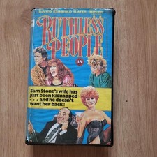 Ruthless People Vhs Video Tape classic comedy 80s film Bette midler Danny Devito