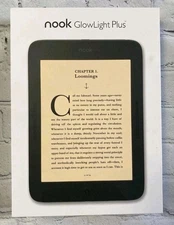 New NOOK GlowLight Plus Digital eReader 7.8" 8GB BNRV700 Barnes & Noble 