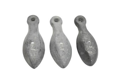 Bluewing Bank Sinkers 32 oz 3 Pack Lead Fishing Weights Surf Catfish Saltwater