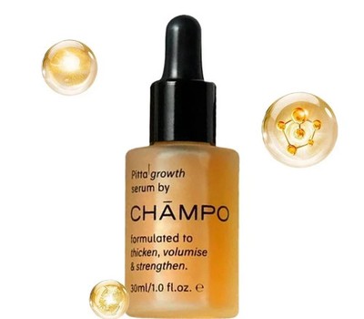 Champo Pitta Wachstumsserum formuliert zur Verdickung von Volumen & Stärkung des Haares 30 ml